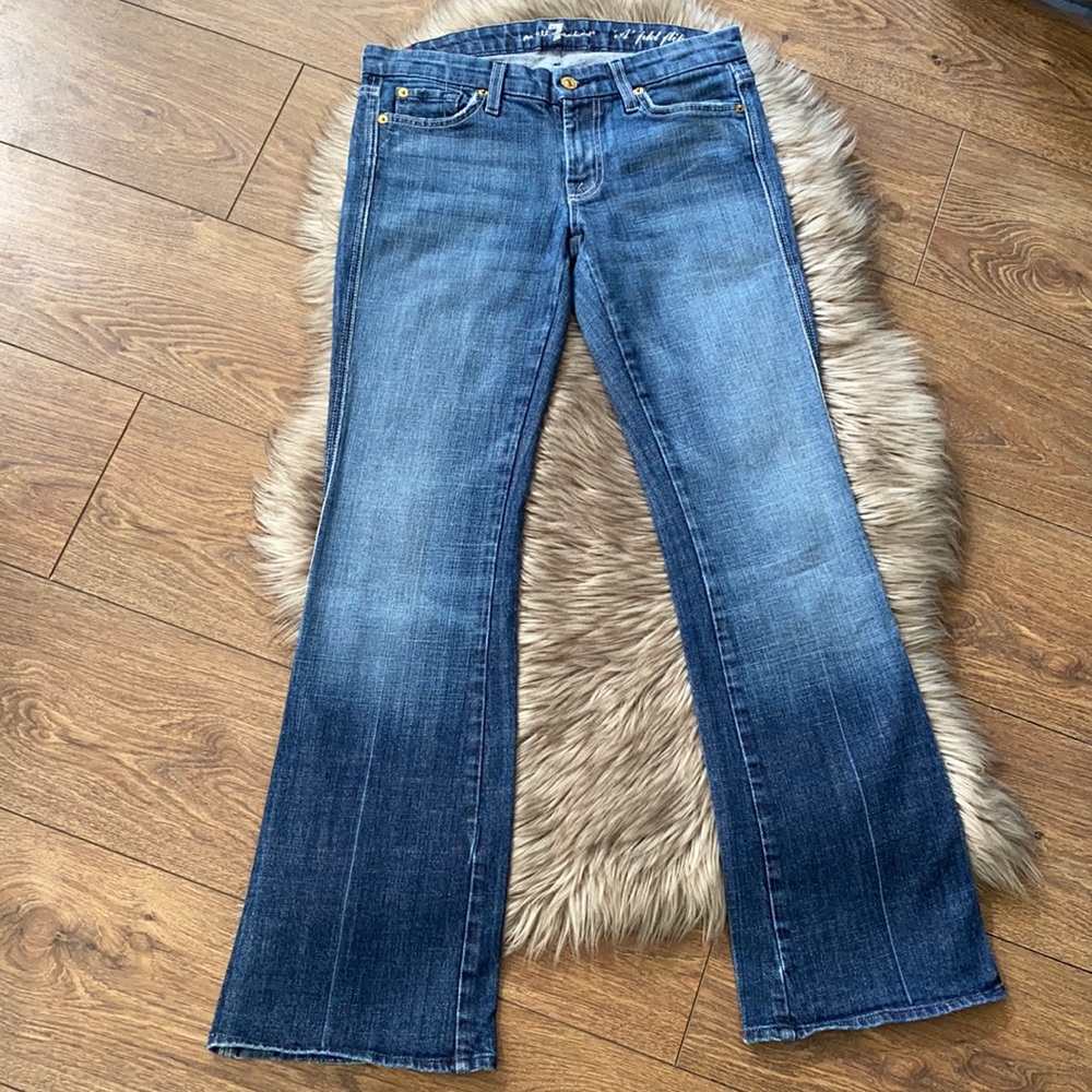 7 For All Mankind "A" Pkt Flip Flop Bootcut Jeans
